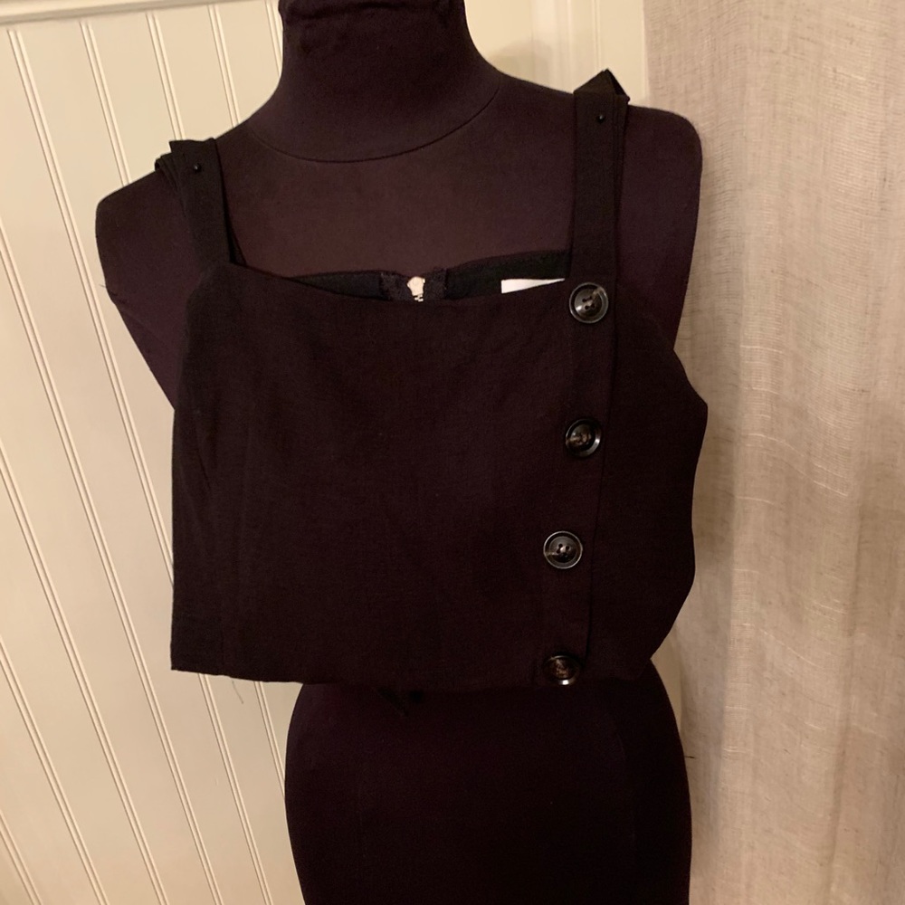 American Threads Crop Top